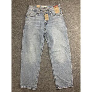 Levis 94 Baggy Jeans Womens 27x31 Light Wash Blue Mid Rise Relaxed Straight